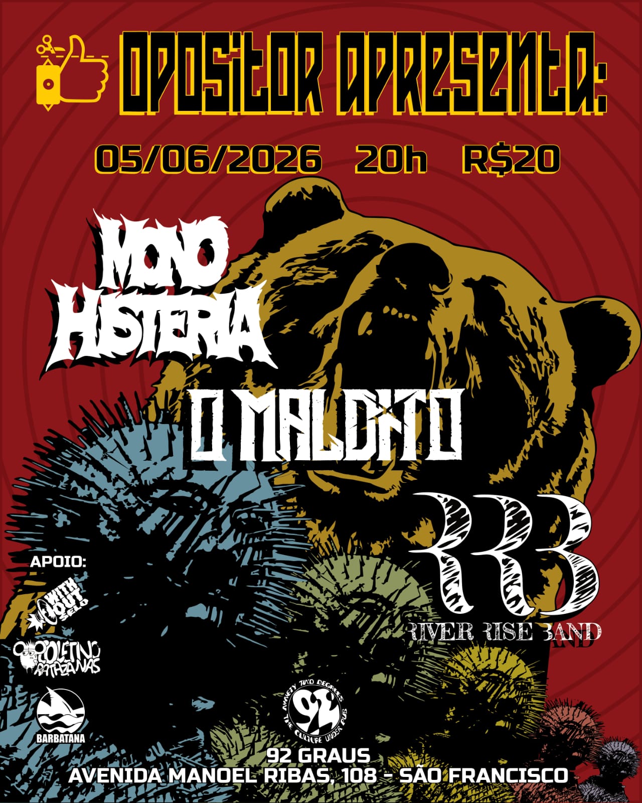 River Rise Band no 92 Graus - Curitiba